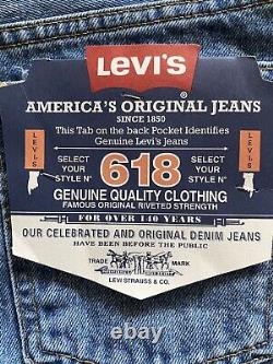 1995 Rare Vtg Levi's 618 Made In UK W31 L30 501 505 550 555 NO SELVEDGE USA LVC