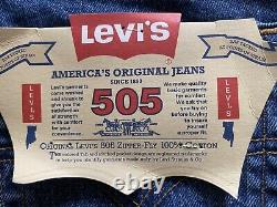 1996 Rare Vtg Levi's 505 Made In UK W32 L30 501 550 555 NO SELVEDGE USA LVC