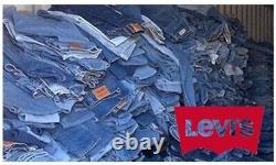 25 Pcs Vintage Levi's 501 Jeans Bulk Wholesale Job Lot Random Colours Sizes