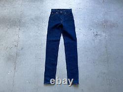 80s Vintage 1980s NOS Levis 639-0217 Dark Blue Indigo Denim Jeans Size 26 x 34