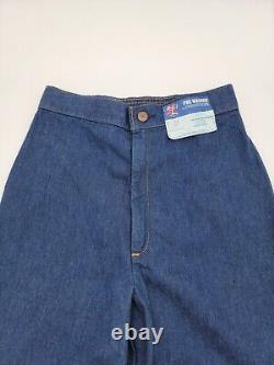 Deadstock NEW Levis Vintage 70s 1975 Orange Tab Bell Bottom Bareback Jeans 7/8