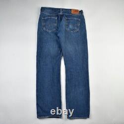 Jeans Levis 501 Big E Vintage Men's Trousers Dark Blue 34X32