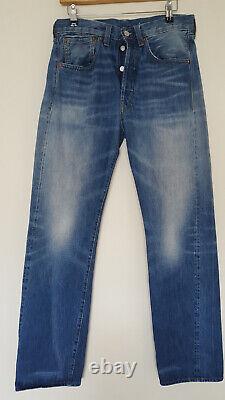 LEVIS VINTAGE CLOTHING LVC 1947 501XX Jeans Selvedge BIG E 31.5 x 31.5