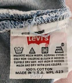 LEVI STRAUSS Vintage LEVI'S 501 Denim Jeans Mens W34 L29 Blue Red Tab Made USA
