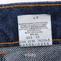 LEVI'S 505 Orange Tab W28 L32 Used Vintage (Cod. J1114) Denim Jeans Made USA