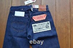 LVC Made in USA 1937 501 XX Jeans Rigid NOS Levis Vintage Clothing Big E Cinch