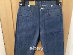 Levi Vintage Clothing LVC 1890 501 Men's Made In USA Selvedge Jeans 32w By 32l