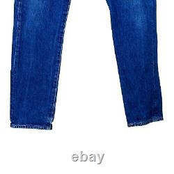 Levi's 501 Vintage Jeans Rare Unique Blank Tab Blue 1990s Mens Size 32W 30L