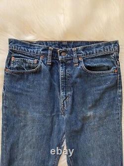 Levi's 517 Boot Cut Red Tab Cutoffs Excellent Condition True 1970s Vintage