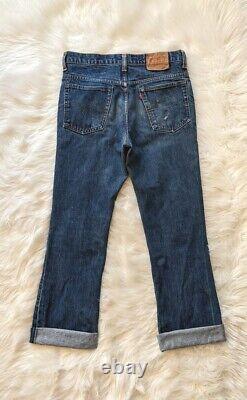 Levi's 517 Boot Cut Red Tab Cutoffs Excellent Condition True 1970s Vintage