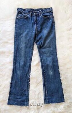 Levi's 517 Saddleman Boot Cut Denim Jeans, Made In USA, Vintage 1980s VGC
