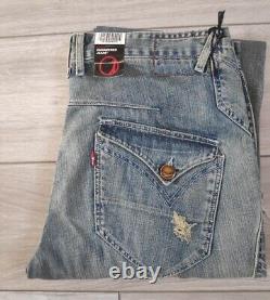 Levi's Engineered Jeans Loose Fit Dirty Distressed 36L Vintage