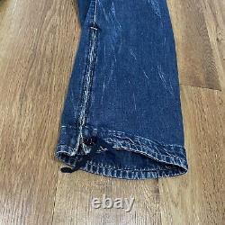 Levi's Engineered Twisted Twist rare Vintage Cinch Back Jeans Blue Denim 32x32