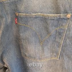 Levi's Engineered Twisted rare Vintage Cinch Back Jeans Blue 36 x 34 Baggy Twist