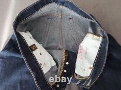Levi's USA 501XX 32 x 32 (30) Big E Selvedge Vintage Navy Denim Jeans LVC