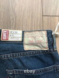 Levi's Vintage 1950's 701 Pin Tuck Crop Denim Jeans BNWT