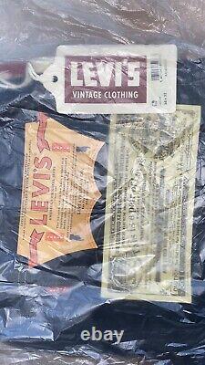 Levi's Vintage Clothing 1963 501 limited edition raw indigo 34w 32l