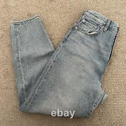 Levi's high loose taper jeans. Light wash. BNWT. W27, L27. Vintage Levi. Ripped