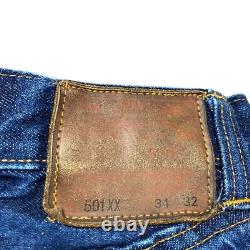 Levis 501XX 1947 LVC Levis Vintage Clothing Selvedge Jeans W31 L28 (Measured)