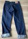 Levis 502 0117 BIG E Vintage 1966-1968 Original Jeans Raw Denim Selvedge Not LVC