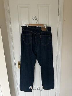 Levis 565 Vintage Loose Straight Fit Dark Blue Denim Jeans W36 L32