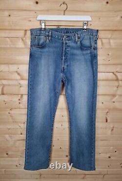 Levis Vintage 501 Jeans XX Big E Stonewash Blue Size W35/L31 (Measured)