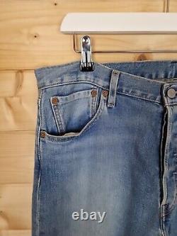 Levis Vintage 501 Jeans XX Big E Stonewash Blue Size W35/L31 (Measured)