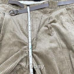Levis Vintage Beige Jumbo Corduroy Jeans Men's W36 L32 Straight 1970s Rare Tan