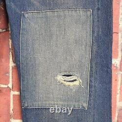 Levis Vintage Clothing LVC 1915 501 Blue Selvedge Cinch Brace Jeans Made USA W29