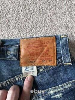 Levis Vintage Clothing LVC 1933 501XX Selvedge Jeans Distressed Limited Edition