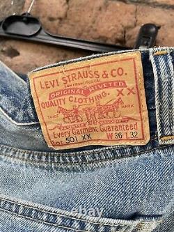 Levis Vintage Clothing LVC 1955 501 Original Selvedge Denim 36x32