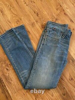 Mens vintage waist 34 L 34 twisted red label levis jeans used