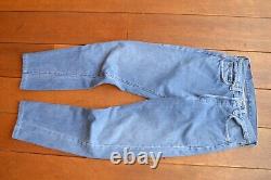 Real Vintage LEVIS 501 Jeans Made in USA Selvage Denim 1970's Button code 524