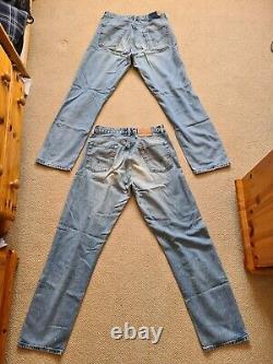 Two Pairs of Men's Vintage Levi Jeans 518. 32 Waist 32 Leg