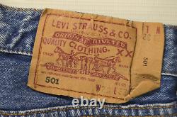 USA Vintage LEVIS 501 High waist rise Dad JEANS (tagW28) W26 L32 size 8 straight