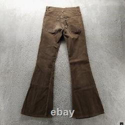 VTG Levi's Jeans Women's 26x32 Brown 784 Bell Bottoms 70s Made in USA