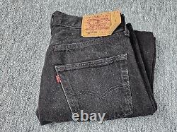 Vintage 1980s Levi's 501 Jeans 31x32 Straight Leg Relaxed Button Fly Made in UK