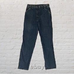 Vintage 1983 Levi's Carpenter Jeans Men 662 301 White Tab UK Made 34x34 (32x32)
