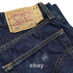 Vintage 501 Levi's Strauss Indigo Blue Denim Jeans W32 L33