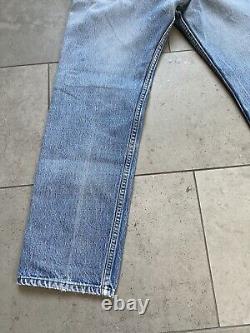 Vintage 90s 501 XX Levis Light Stone Wash Made In USA Jeans 32x31 Shrink To Fit