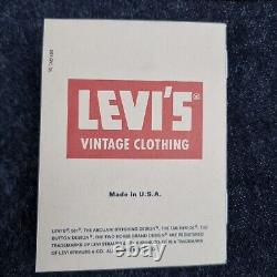 Vintage LEVIS 201 XX / 501 W40 L38 Selvedge 1937 90s LVC 555 Big E Deadstock