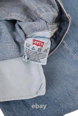 Vintage LEVI`S 501 Blue Denim Pants Jeans Size W 32 L 34