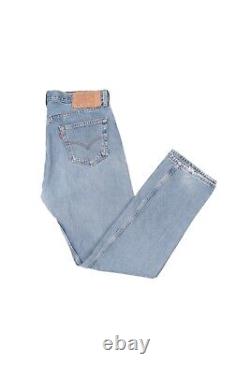 Vintage LEVI`S 501 Blue Denim Pants Jeans Size W 36 L 34