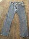 Vintage LEVI'S 501 Jeans Mens Blue Straight 90s Stone Wash W33 L32 BIG E xx