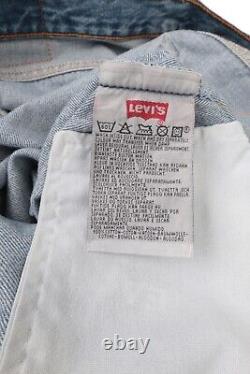 Vintage LEVI`S 501 Made in USA Blue Denim Pants Jeans Size W 36 L 34