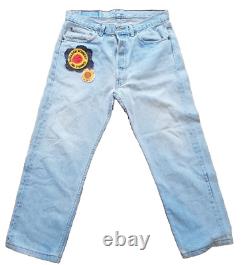 Vintage LEVI'S 501 Patches Jeans Stonewash 1980s