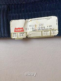 Vintage Levi flare bell-bottom jumbo cords rare BRAND NEW OLDSTOCK with labels