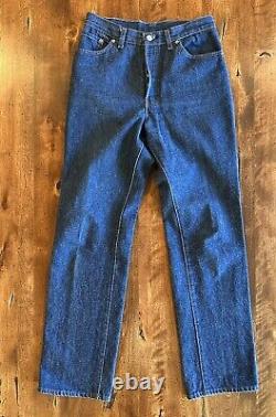 Vintage Levi's 501 Made In The USA Jeans 26501-0118 30x32 Actual 80s Dark Wash