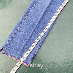 Vintage Levi's 501 x Liberty London Jeans Women's W30 L33 Blue Denim Embroidered