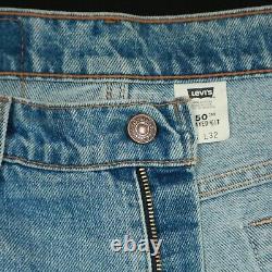 Vintage Levi's 550 Jeans 36 x 32 USA Made 90s Stonewash Straight Blue Red Tab